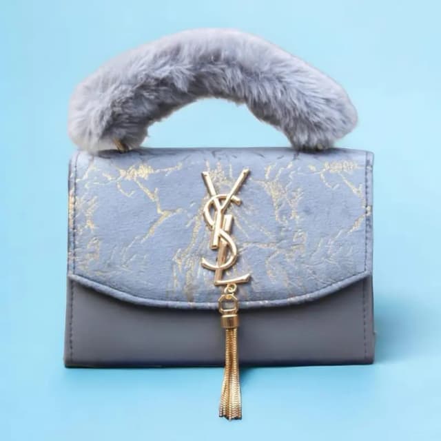 Women's PU Leather Stylish Top Handle Hand Bag