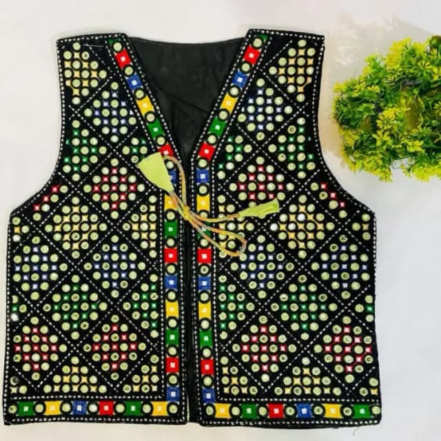 Womens Traditional Embroidered Waistcoat