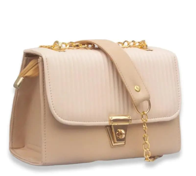 Women's PU Leather Plain Top Handle Shoulder Bag