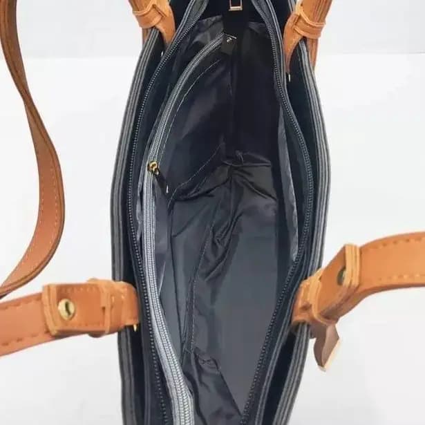 Women's Leather Plain Shoulder Bag